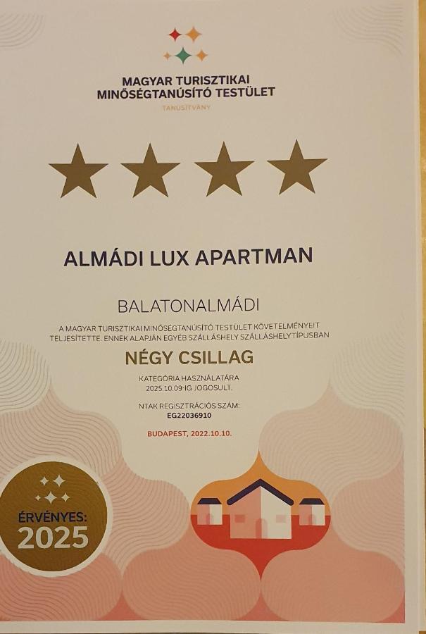 Luxury Apartments In Balatonalmadi, Almadi Lux Apartman I - Ocean Blue Exterior photo